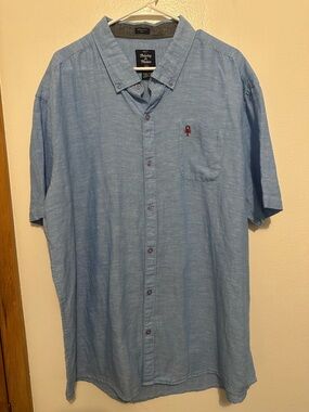 Artistry in Motion Men's XXL Tall Blue Lobster Shirt